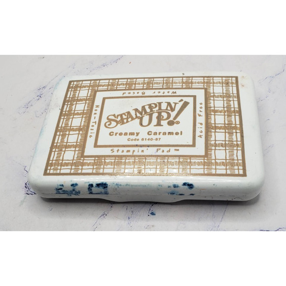 Stampin’ Up! Creamy Caramel Water Based Dye Ink Original Style Pad 87-101 - Picture 1 of 3